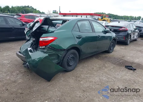 2016 Toyota Corolla Le from USA, damaged, VIN 2T1BURHE3GC566249